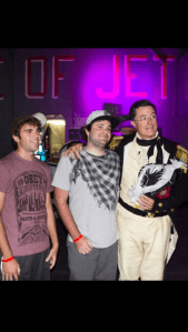 Beau and I with Stephen Colbert
