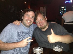 Pavel, our new friend from Russia, and I