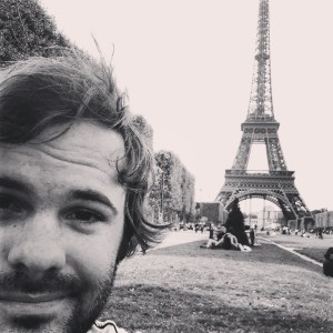 Me at the Eiffel Tower Paris, France